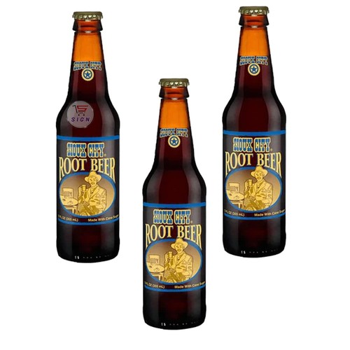 Sioux city root beer - sioux, 330ml