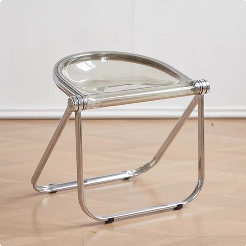 Acrylic folding chair armless - acrylic,