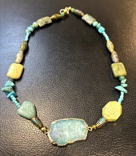 Boho green handcrafted - boho,