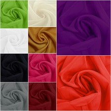 Plain Voile Fabric by the