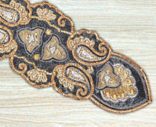 Beaded Table Runner Blue And