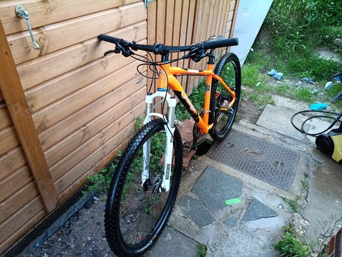 Orange clockwork mountain bike - orange,