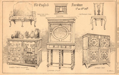 English furniture 18th - english, 17-18th