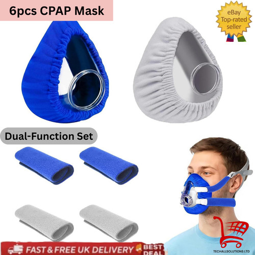 6pcs cpap mask liners - liners, washable