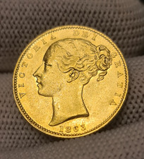 Full Sovereign Coin 1863