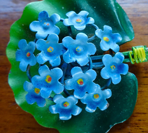 Antique art deco forget not - forget, me