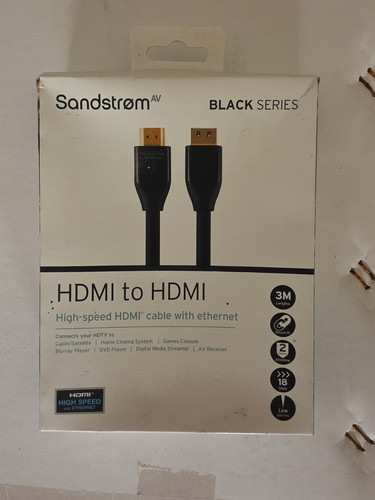 Sandstrom high speed hdmi - -, high-speed