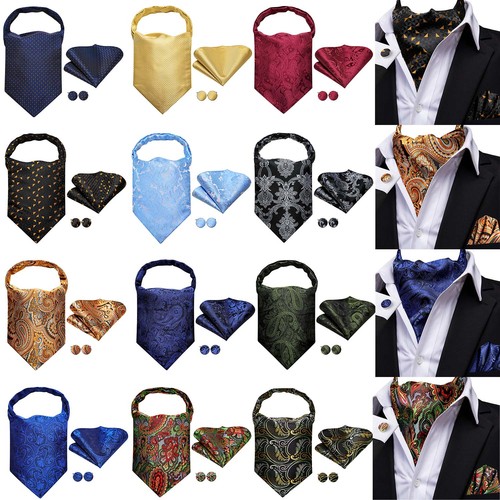 Luxury mens ascot cravat - mens, tie