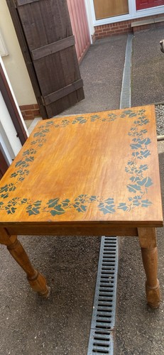 1950 60s table old - card,
