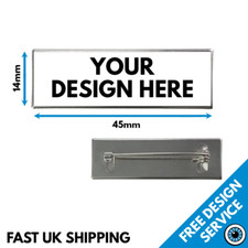 Long Custom Badges • Metal