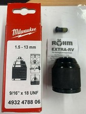 MILWAUKEE FUEL M18FPD NEW KEYLESS CHUCK ASSEMBLY - NEW - 9/16" SPINDLE SIZE