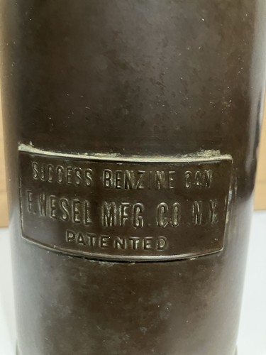 Benzine can rare vintage - can., &