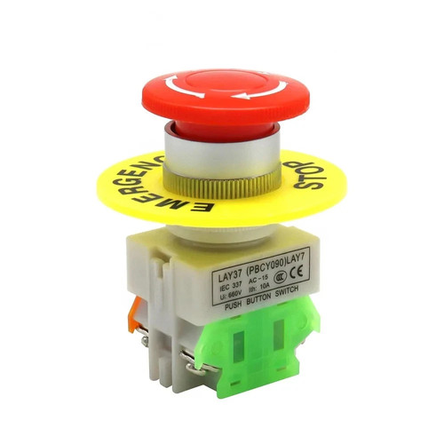 Emergency stop button - emergency,