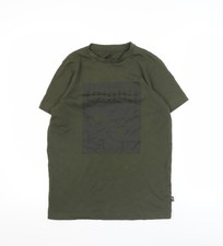 Puma Boys Green Logo T-Shirt