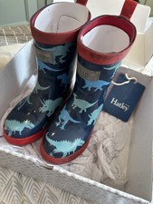 Boys Hatley Dinosaur Wellies
