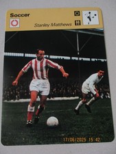 Stanley Matthews Stoke City & England - 1978 Editions Rencontre' Card