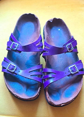 Birkenstock purple leather - birkenstock,