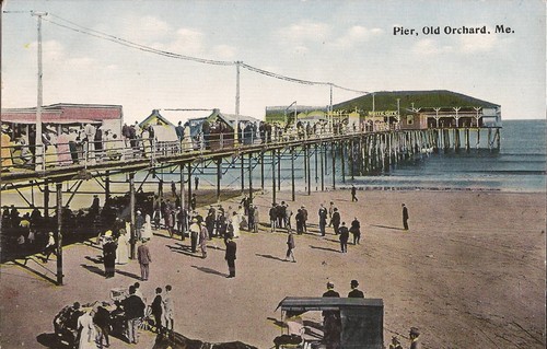 Old orchard maine pier - maine,