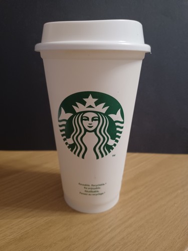 Starbucks reusable cup white - reusable,