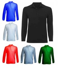 Mens Long Sleeve Polo Shirt