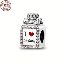 Majestic Perfume Bottle Charm For European Bracelets S925 Sterling Silver