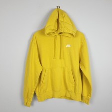 Nike Hoodie Mens Medium Yellow