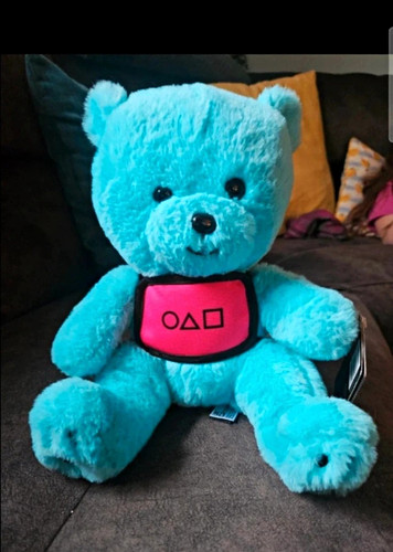 Squid game blue teddy bear - teddy,