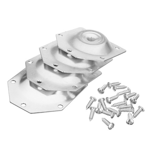 Angled leg fixing plate