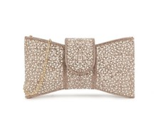 Women's Pearl Embellished Clutch Bag Bridal Ladies Wedding Evening Party Handbag