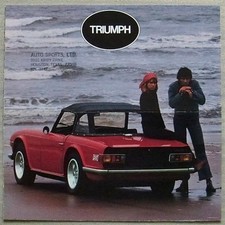 TRIUMPH GT6 Spitfire TR6 Stag USA Car Sales Brochure #1973 #F731