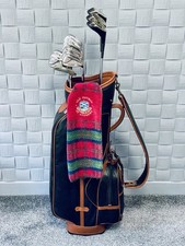 FULL SET OF SWILKEN ST ANDREWS CAVITY SOLE GOLF CLUBS GRATEX PUTTER AND BAG