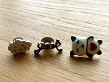 Enamel Pins Panda Badge Geek Badge Cloud Badge Quirky Fun Badges Geeky