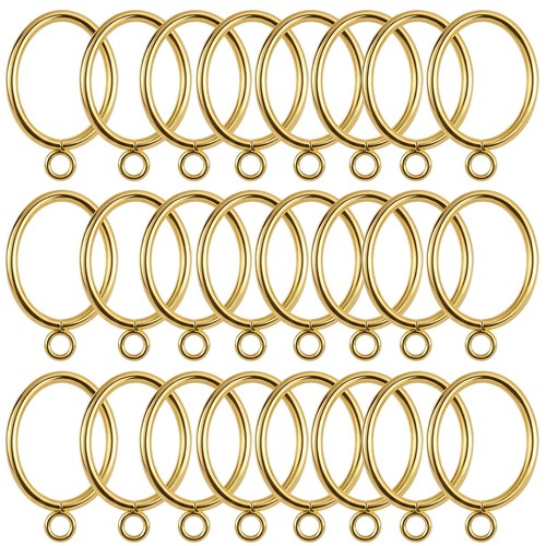 24pcs metal curtain rings with - 24pcs,
