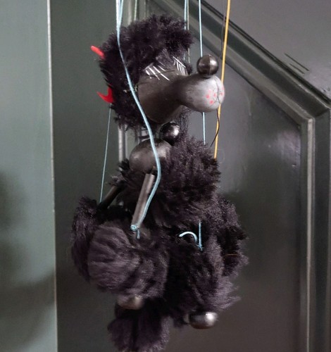 Pelham vintage black poodle - pelham,
