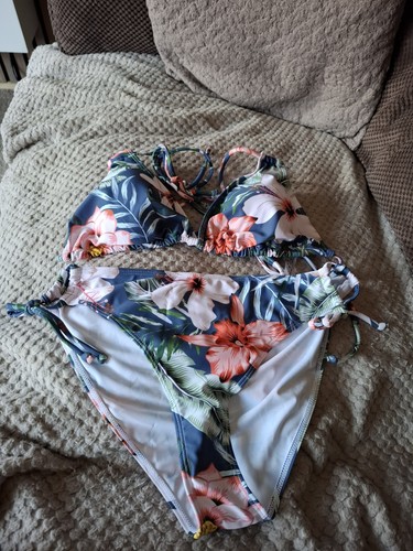 Floral print piece bikini - floral,