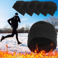 1-5pack Beanie Hat Men Women Winter Knitted Ski Warm Thermal Beanie Hats Caps