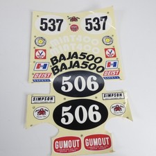 1980 Sand Scorcher Decals Stickers Tamiya Original Baja 500 Japan Vintage