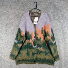 Zara Cardigan Coat Womens Size