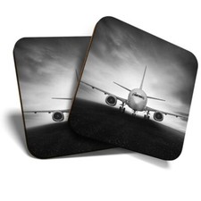 2 x Coasters (BW) - Awesome