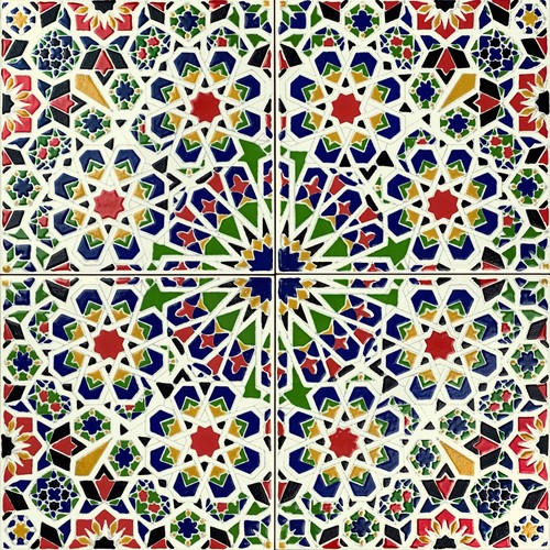 Moroccan tiles 20x20 colorful - 20x20,