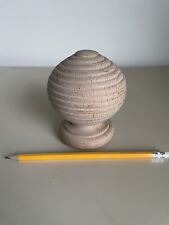 Large Finial Balustrade Bannister Patio End Round Ornate  Plain Wood 