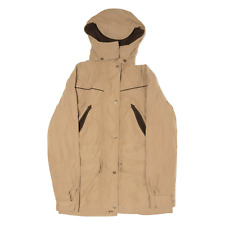 BARBOUR Fulbourn Womens Parka Coat Brown Hooded UK 10