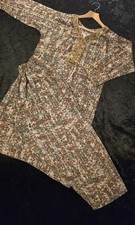 M/L/XL/XXL, 2pcs linen shalwar