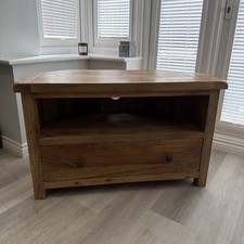Rustic solid oak corner - corner, tv
