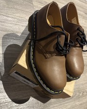 WOMENS DR MARTENS 1461  SHOES TAN  MODEL LAREDO - UK 5- New £69.99 B Grade