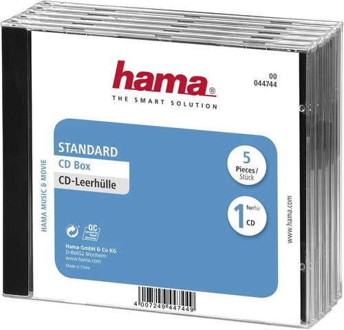 Hama jewel cases pack of - cd, cases,