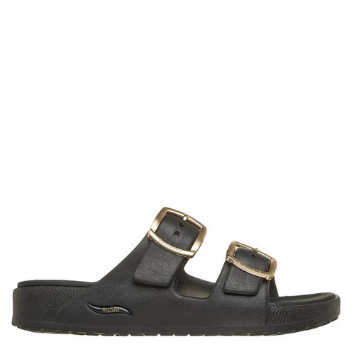 Skechers flat buckle slides - flat,