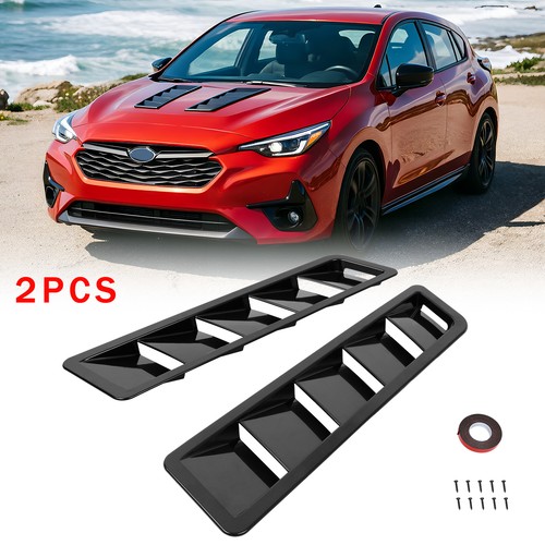 Glossy black hood vent - glossy,