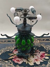 A replica of the bronze lamp
