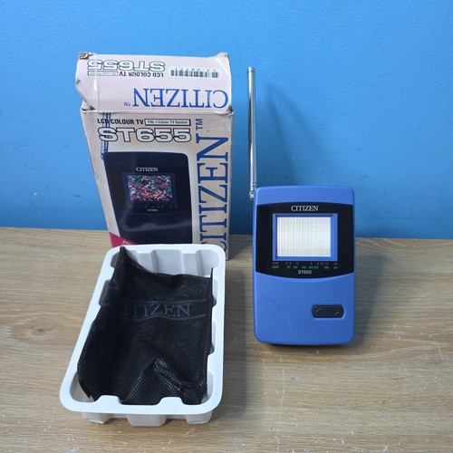Citizen st655 portable lcd - lcd, tv
